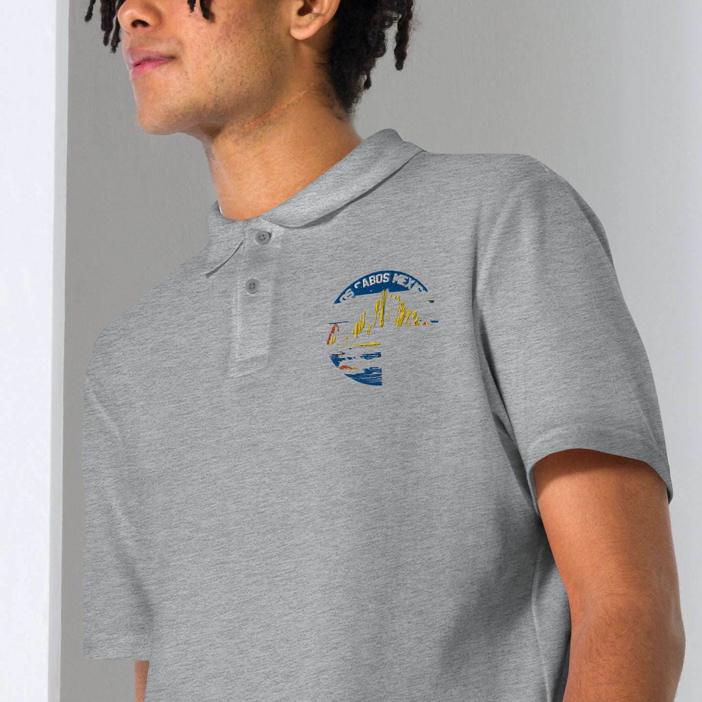 Los Cabos Mexico Souvenir Unisex pique polo shirt