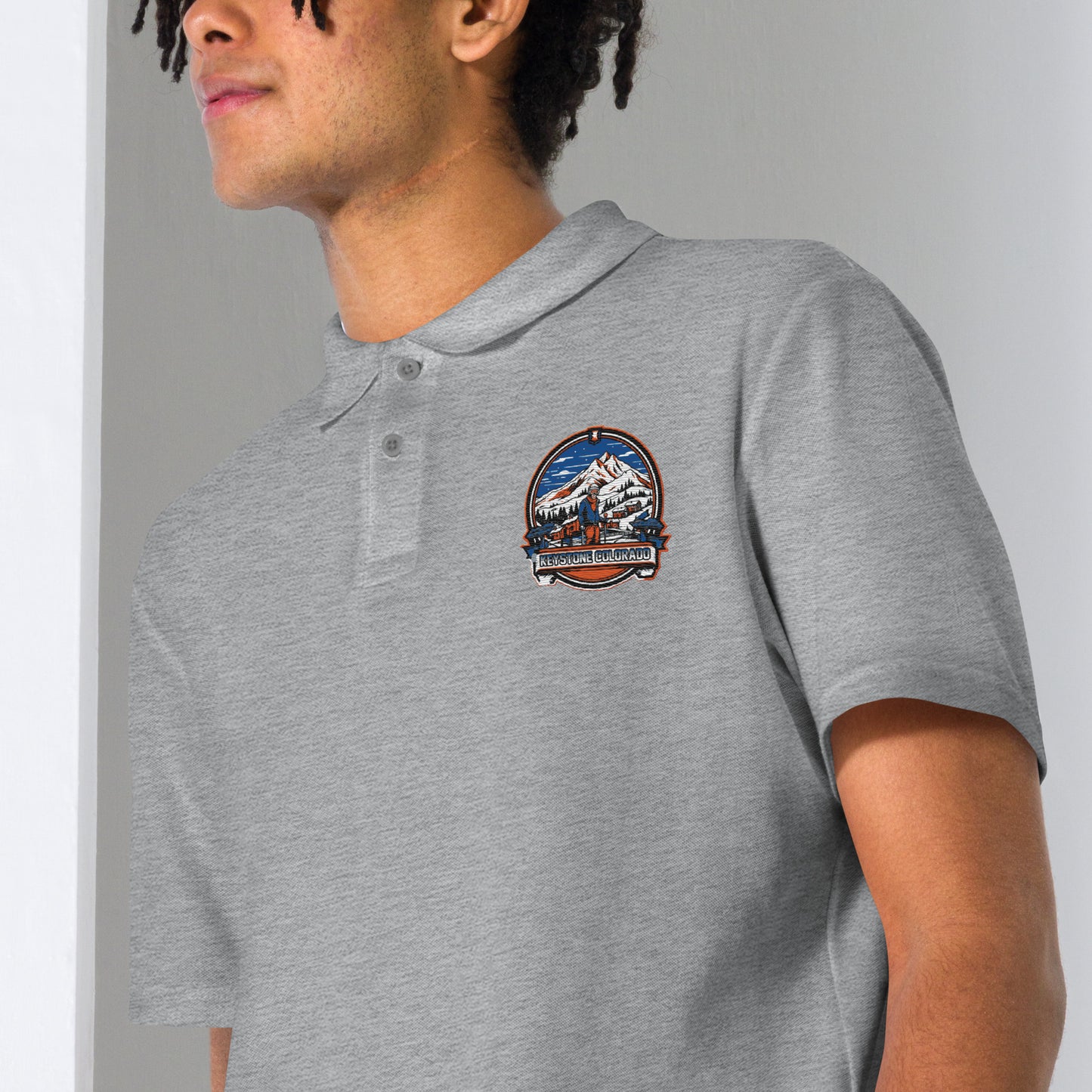 Keystone Colorado Souvenir Unisex pique polo shirt