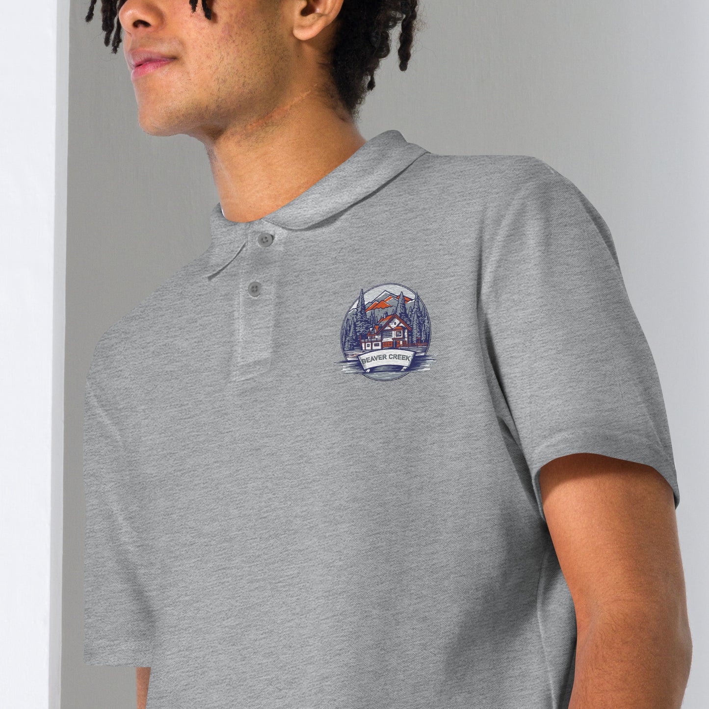 Beaver Creek Colorado Souvenir Unisex pique polo shirt