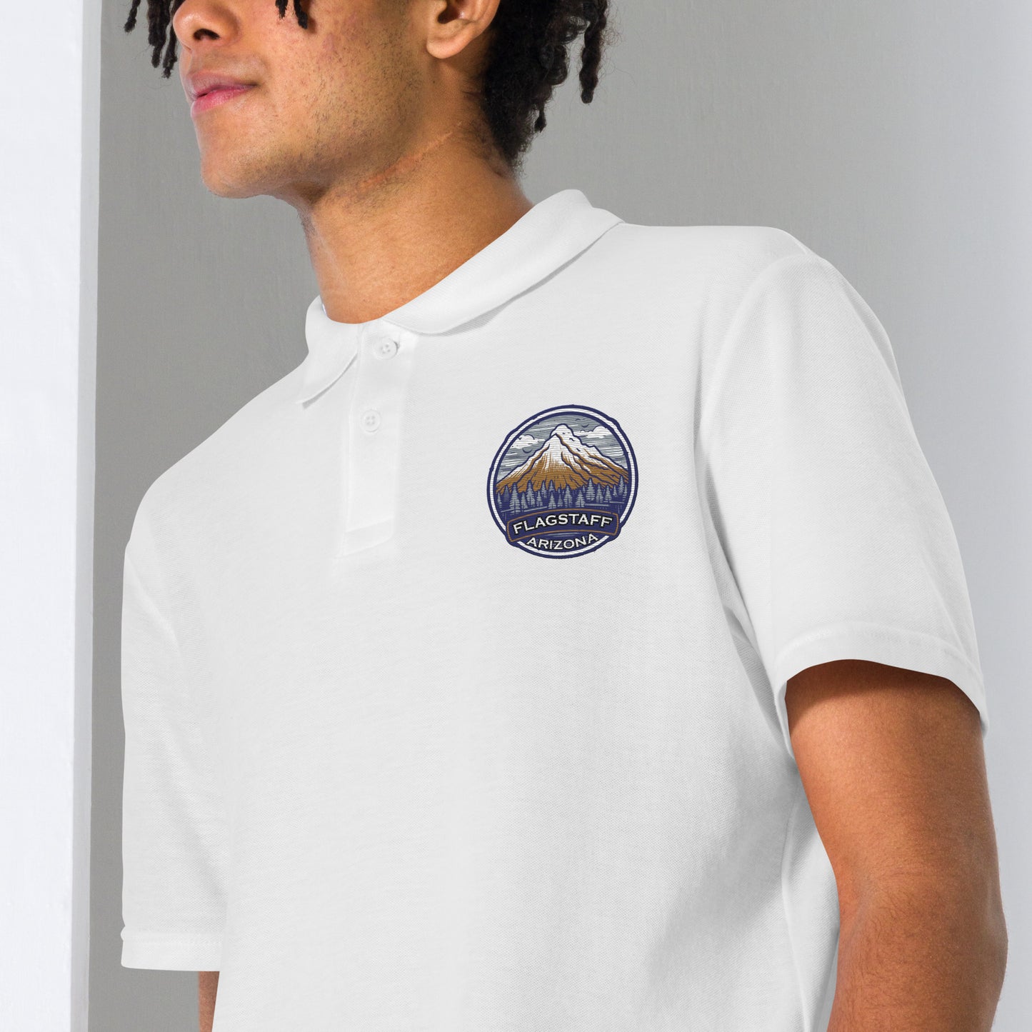 Flagstaff Arizona Souvenir Unisex pique polo shirt