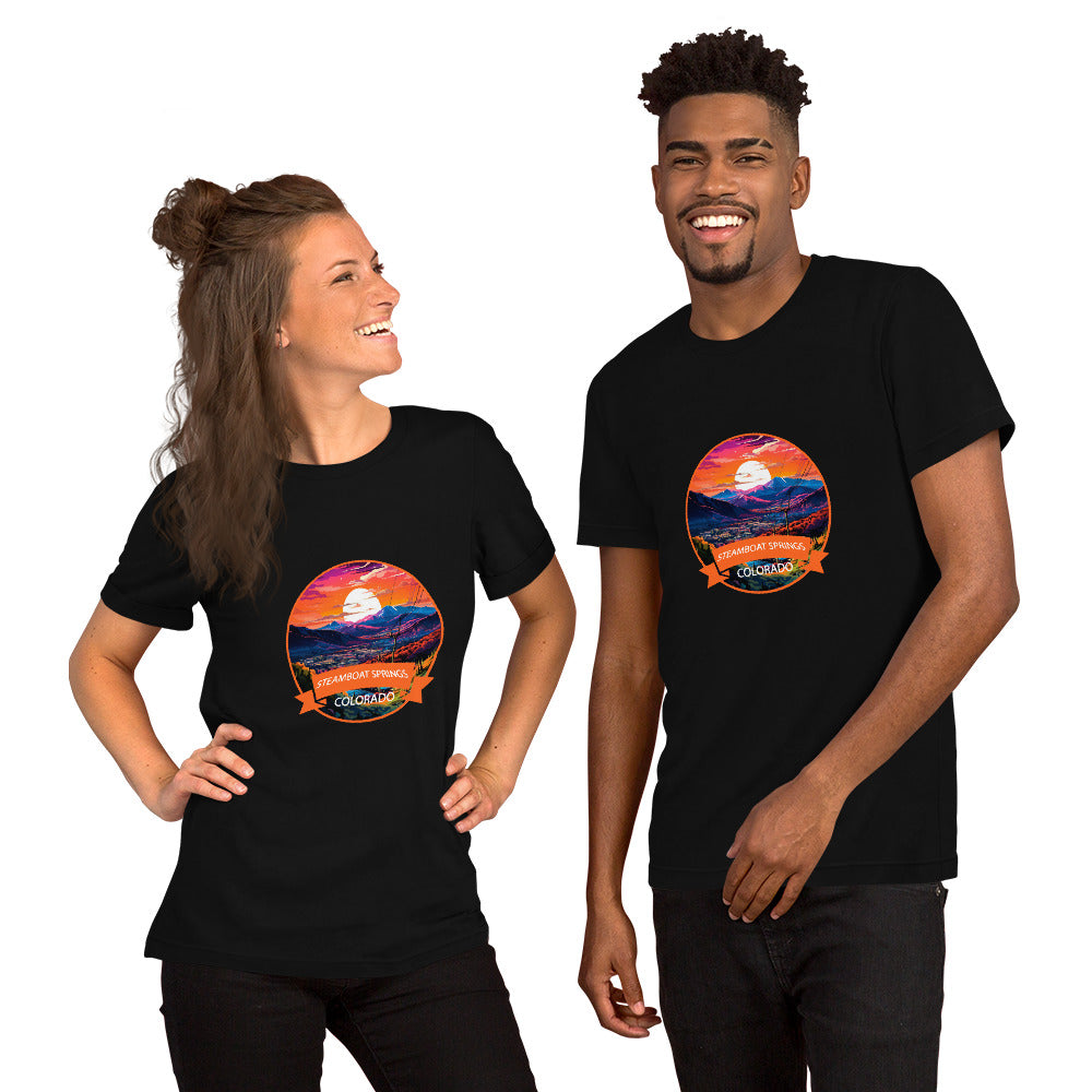 Steamboat Springs Colorado Souvenir Unisex t-shirt