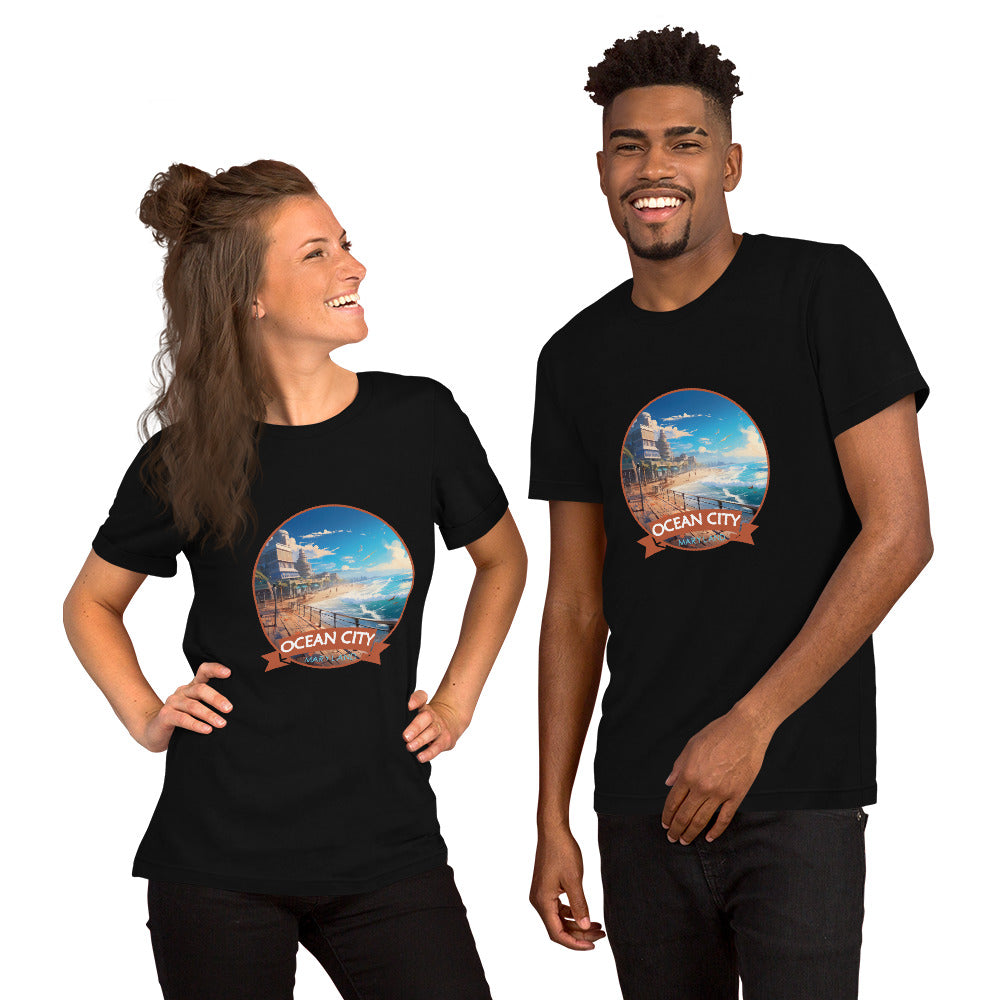 Ocean City Maryland Souvenir Unisex t-shirt