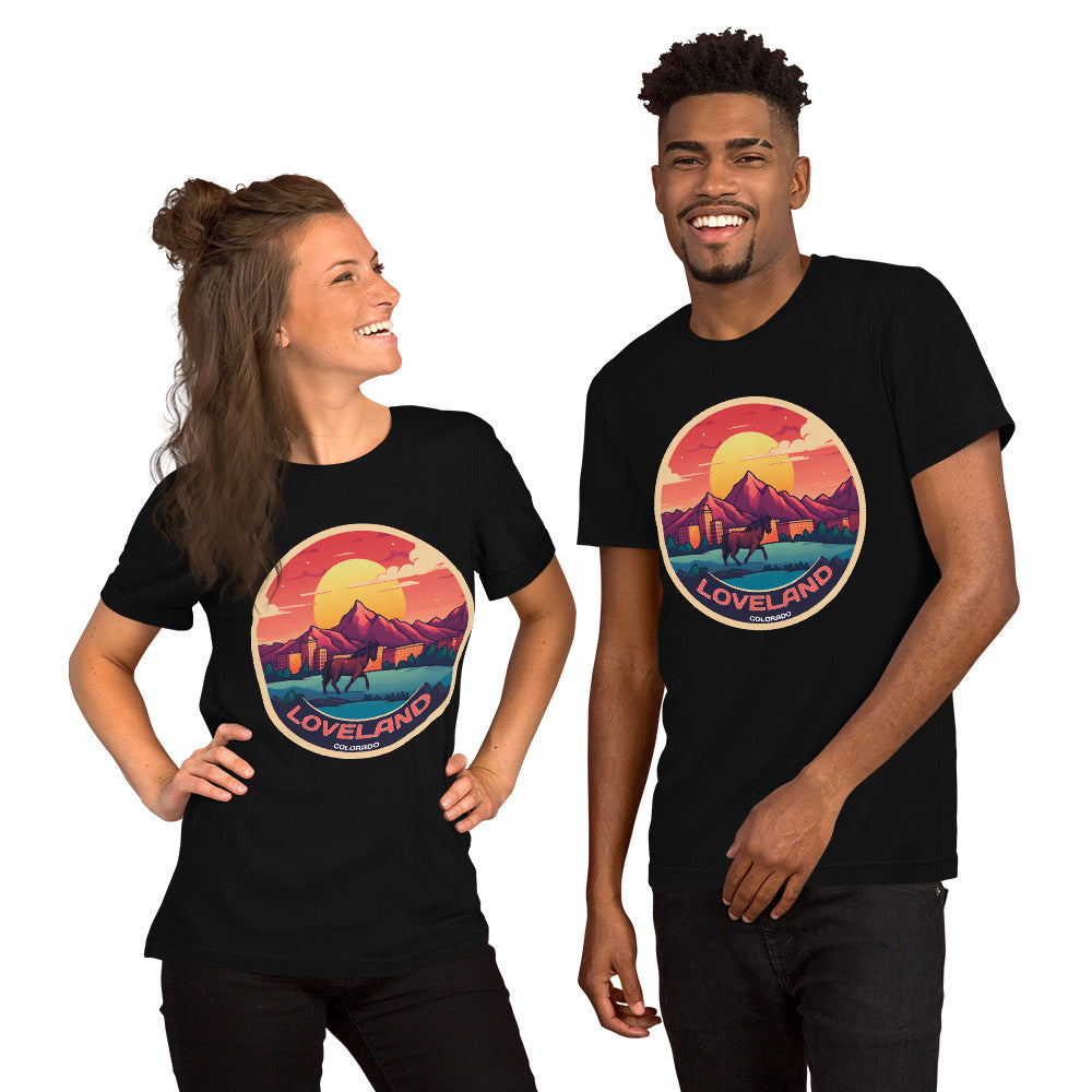 Loveland Colorado Souvenir Unisex t-shirt