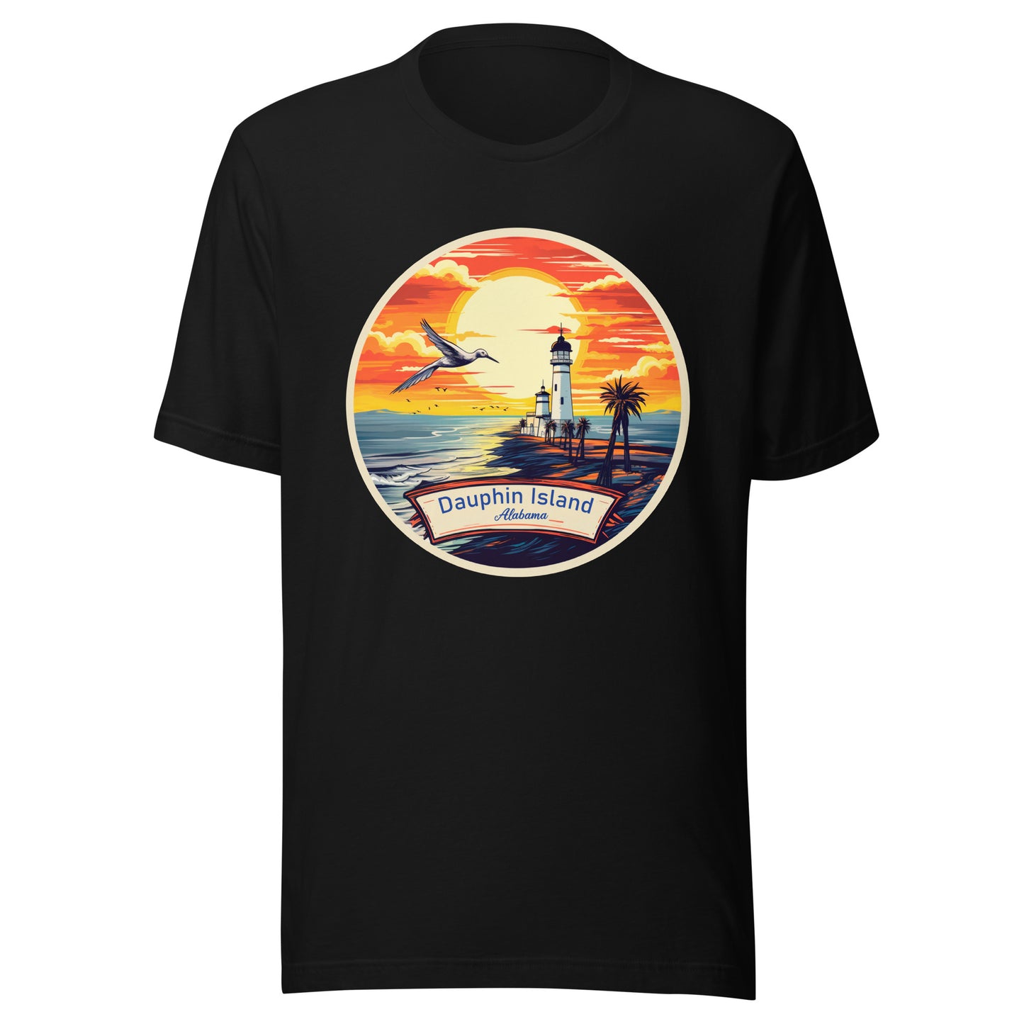 Dauphin Island Alabama Souvenir Unisex t-shirt