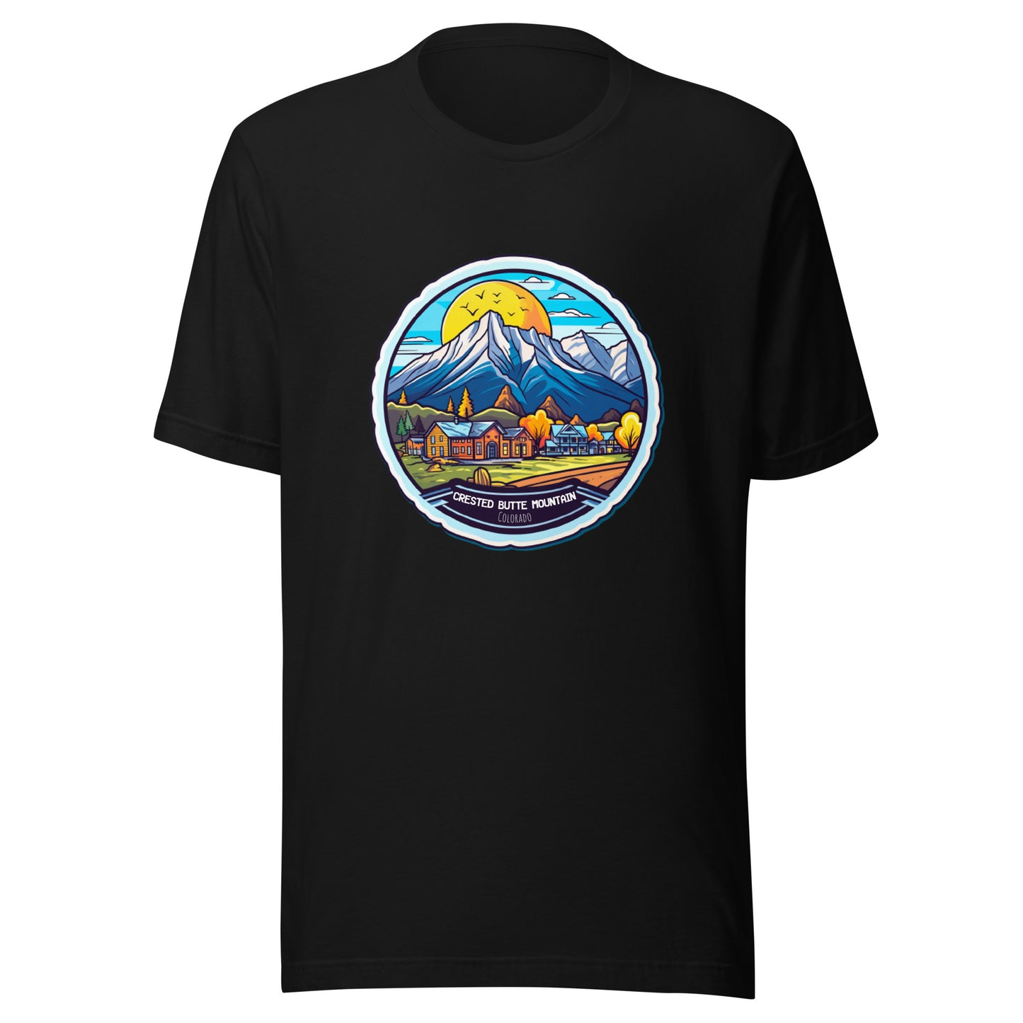 Crested Butte Mountain Colorado Souvenir Unisex t-shirt