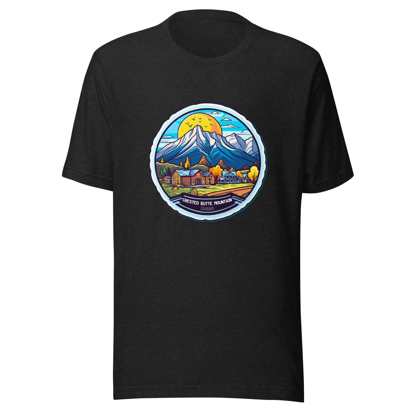 Crested Butte Mountain Colorado Souvenir Unisex t-shirt