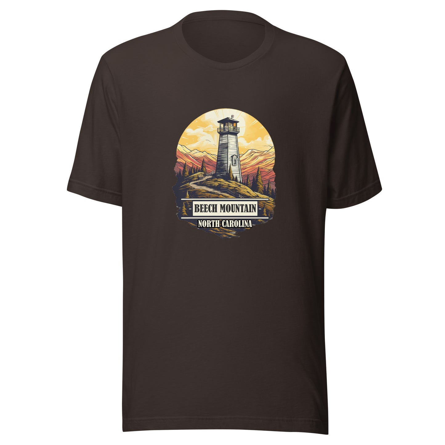 Beech Mountain North Carolina Souvenir Unisex t-shirt