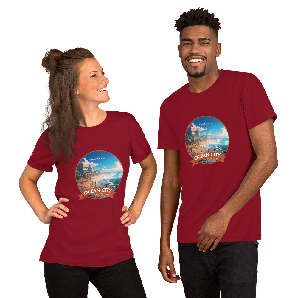 Ocean City Maryland Souvenir Unisex t-shirt