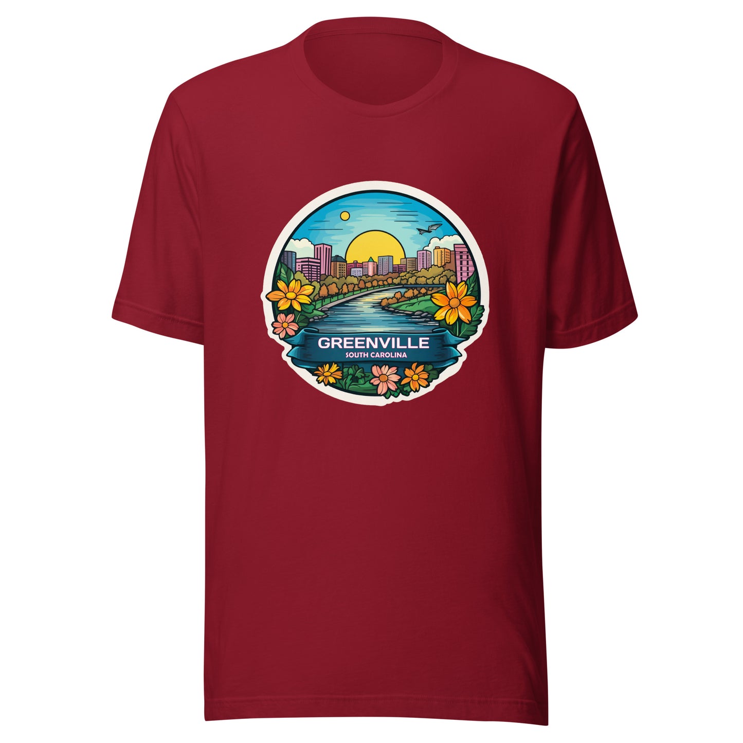 Greenville South Carolina Souvenir Unisex t-shirt