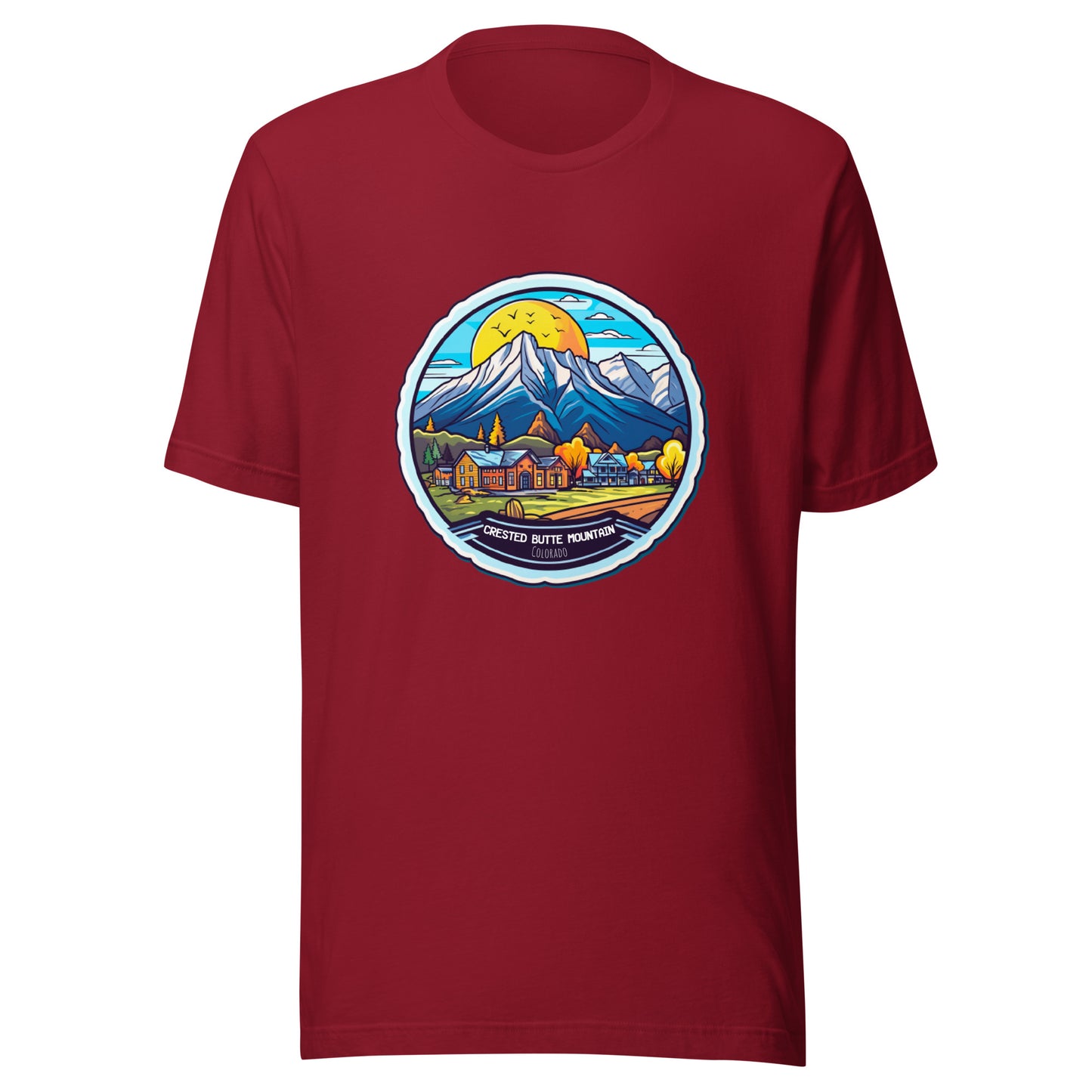 Crested Butte Mountain Colorado Souvenir Unisex t-shirt