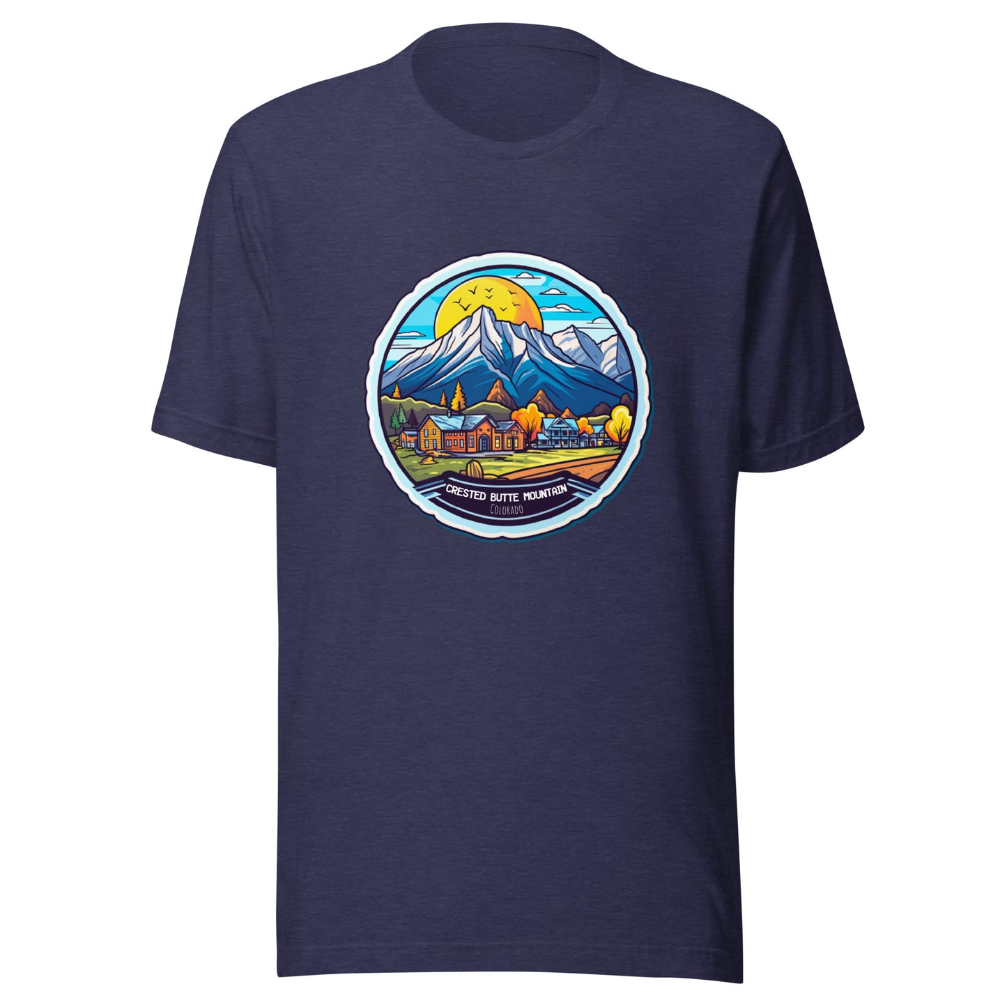 Crested Butte Mountain Colorado Souvenir Unisex t-shirt