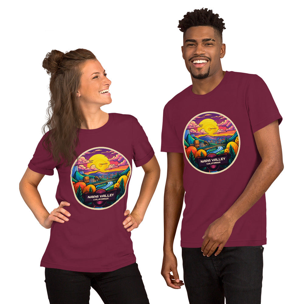 Napa Valley California Souvenir Unisex t-shirt