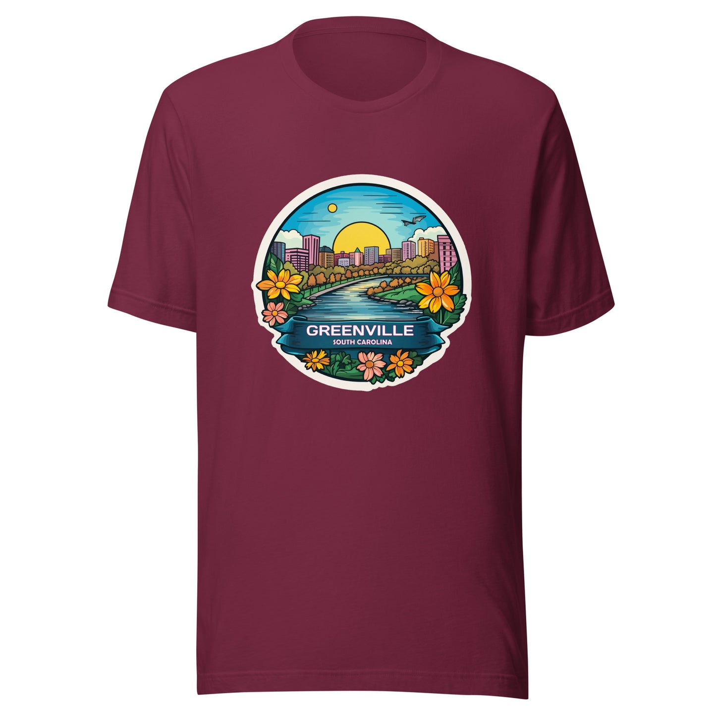 Greenville South Carolina Souvenir Unisex t-shirt