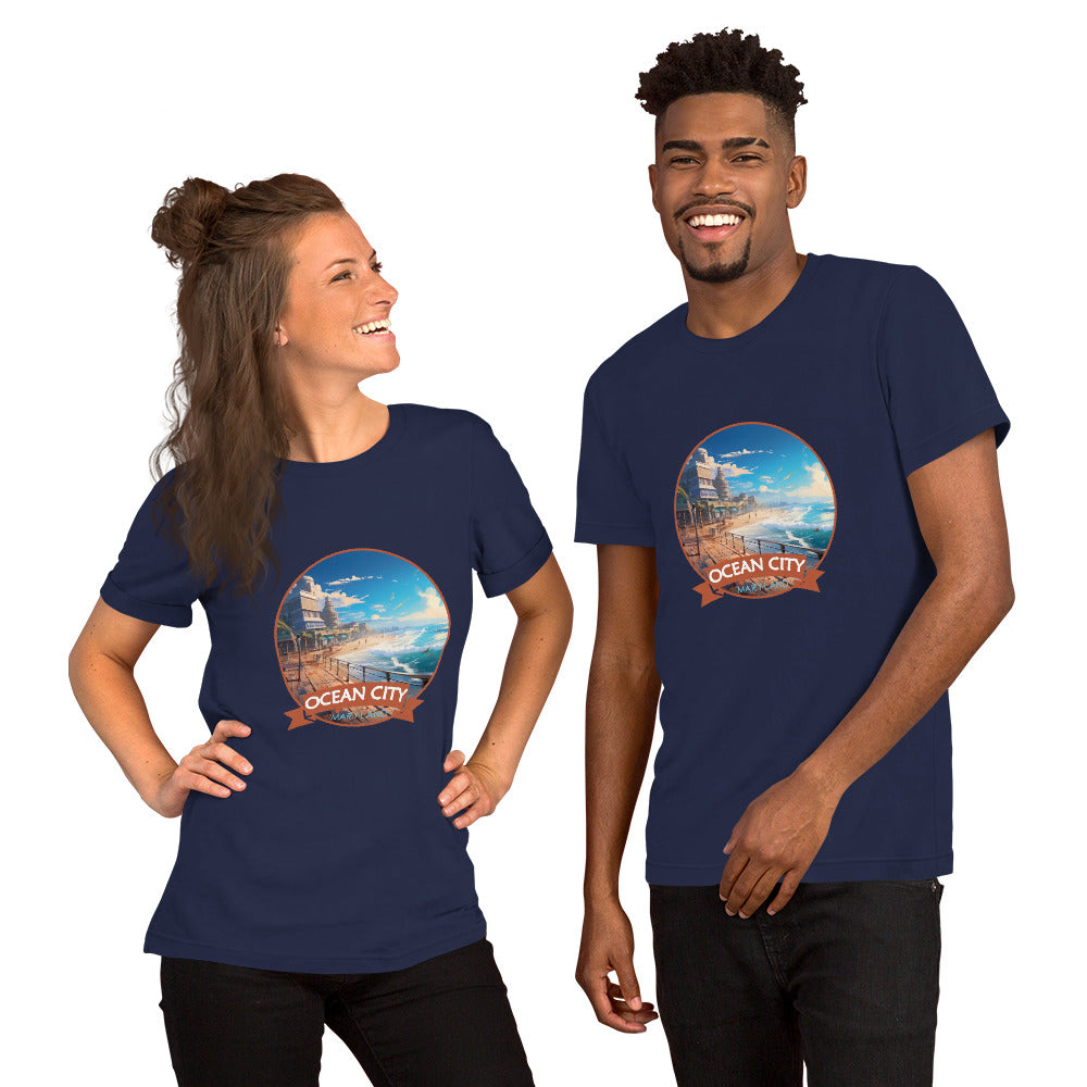 Ocean City Maryland Souvenir Unisex t-shirt