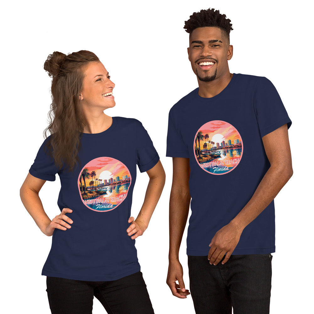 West Palm Beach Florida Souvenir Unisex t-shirt