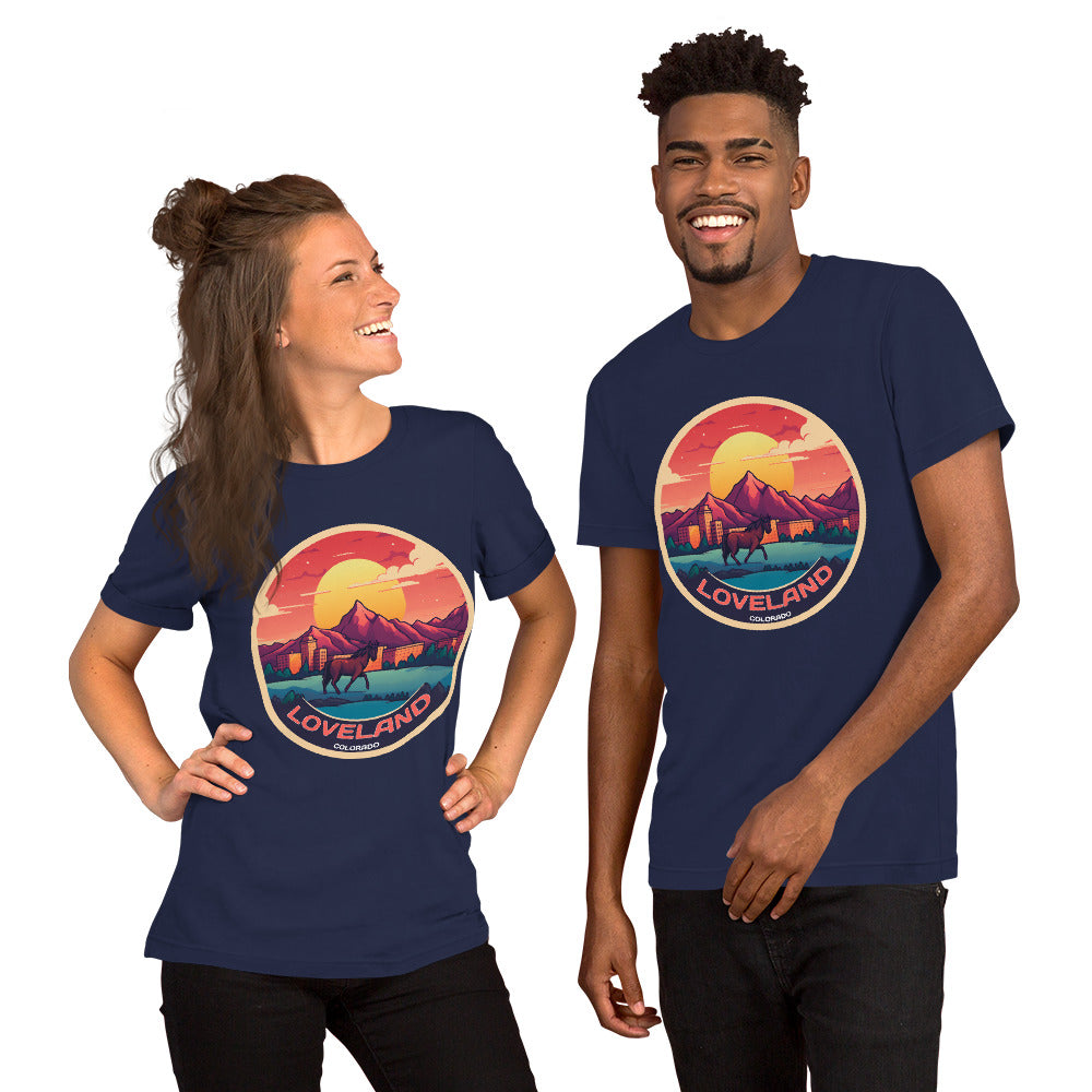 Loveland Colorado Souvenir Unisex t-shirt