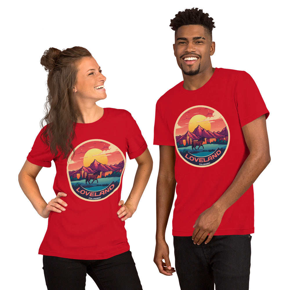 Loveland Colorado Souvenir Unisex t-shirt