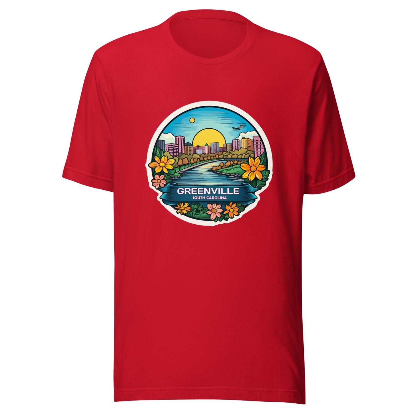 Greenville South Carolina Souvenir Unisex t-shirt