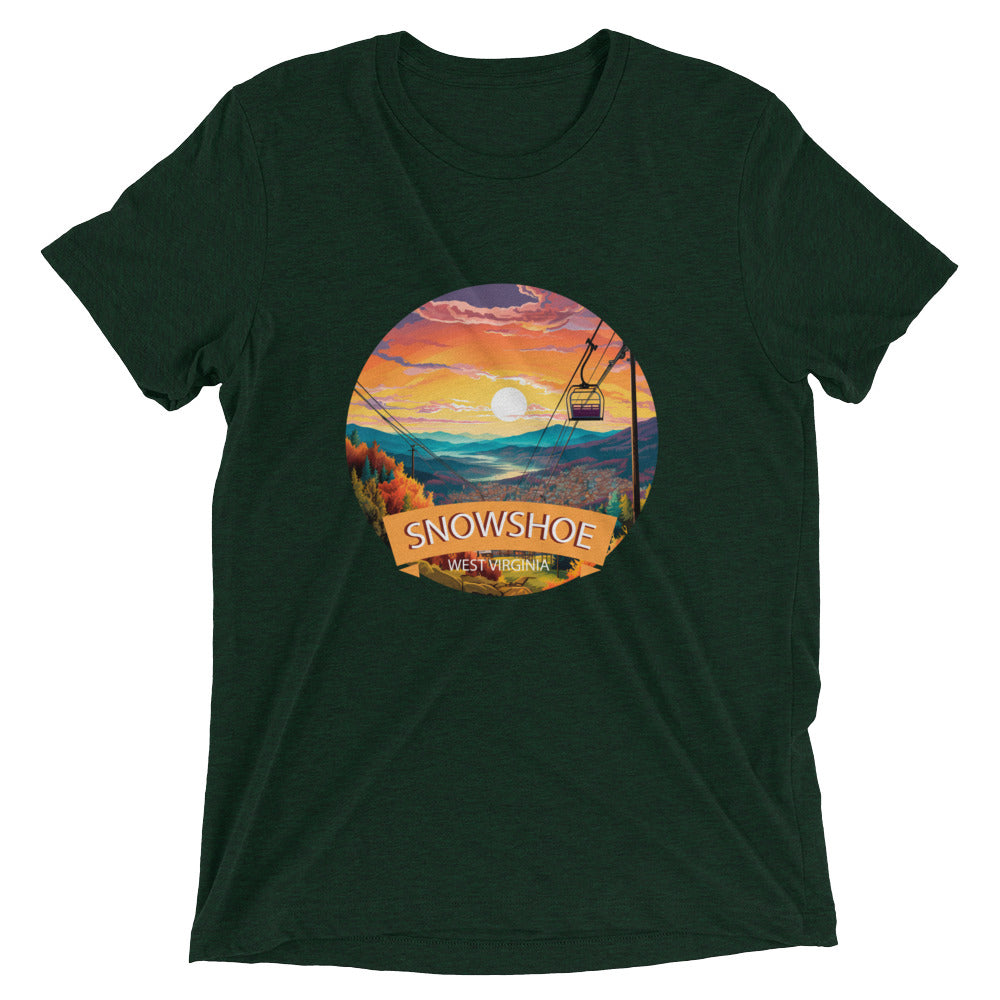 Snowshoe West Virginia Souvenir Short sleeve t-shirt