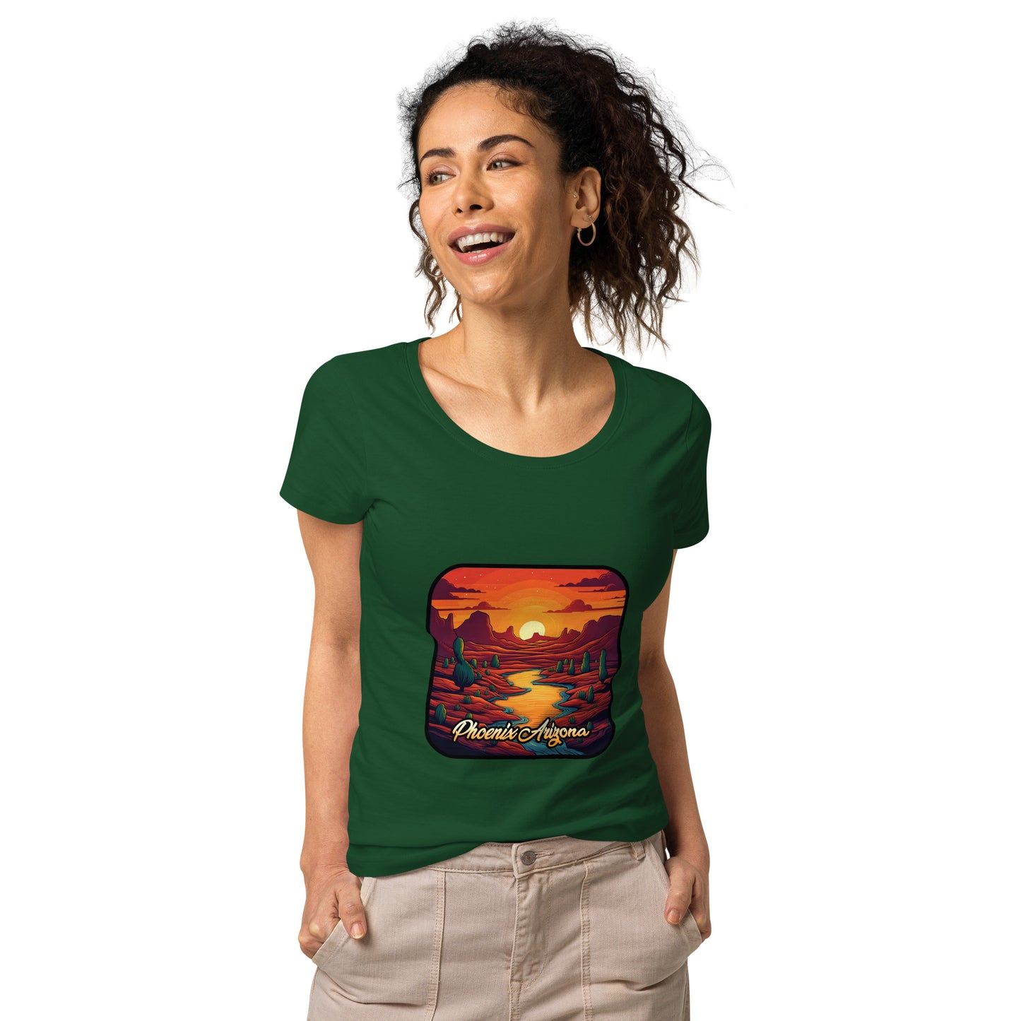 Phoenix Arizona Souvenir Women’s basic organic t-shirt