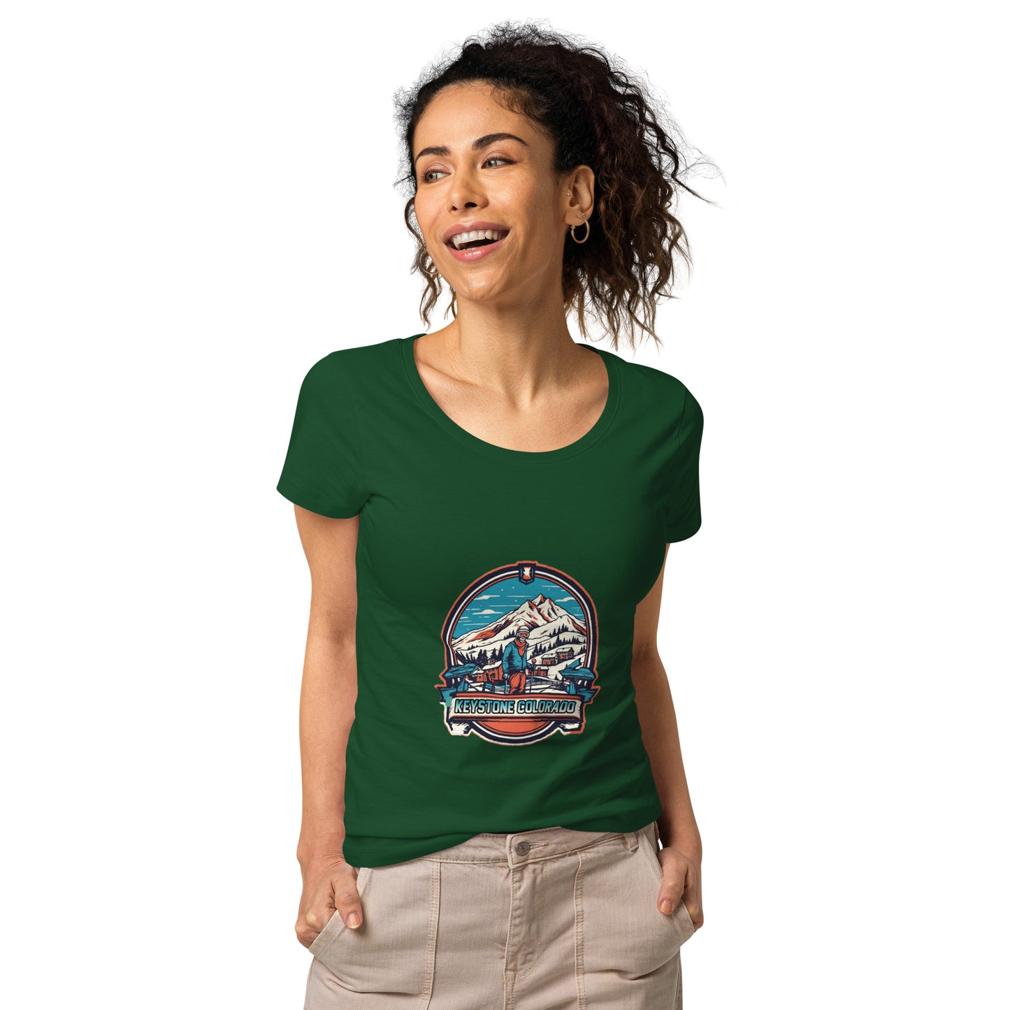 Keystone Colorado Souvenir Women’s basic organic t-shirt