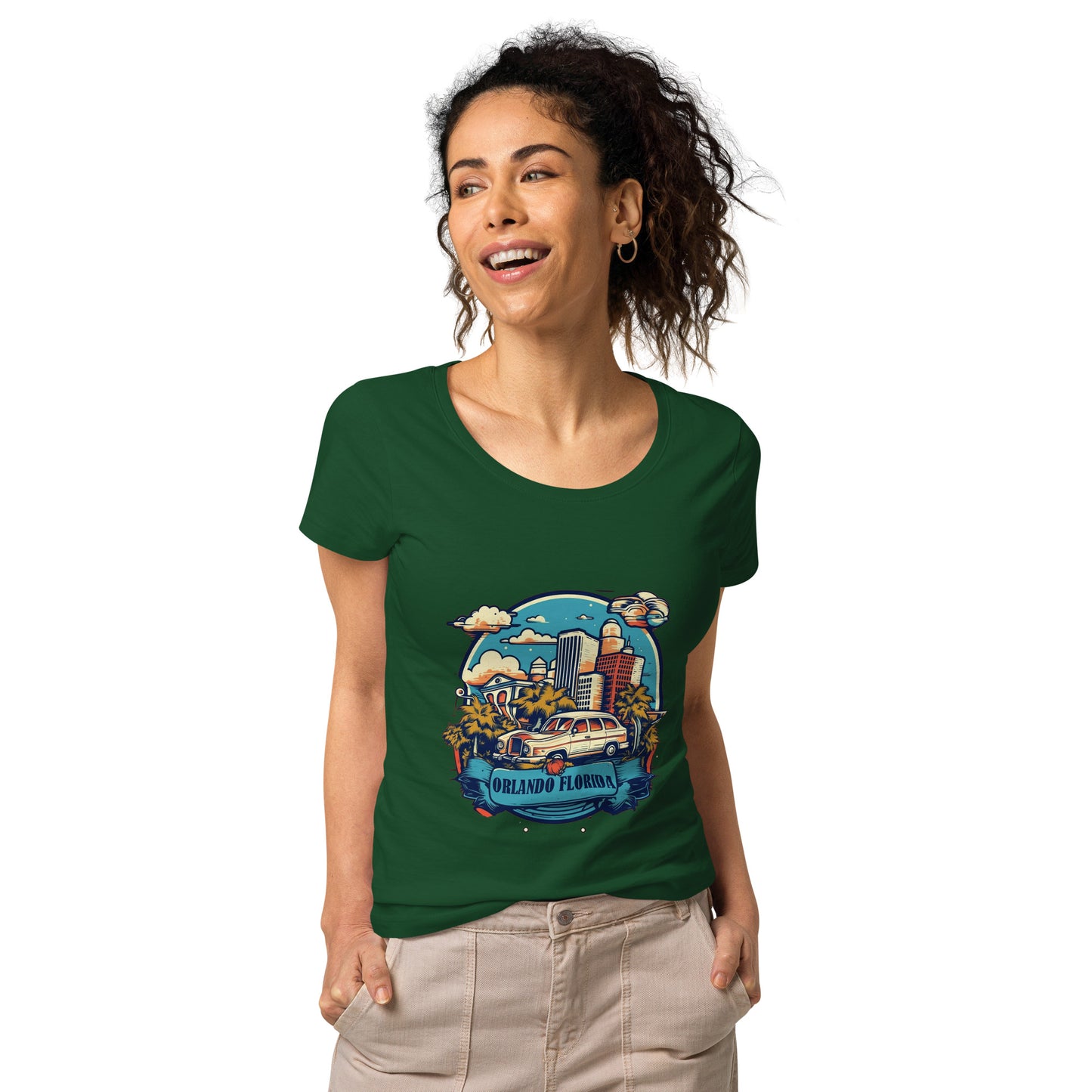 Orlando Florida Souvenir Women’s basic organic t-shirt