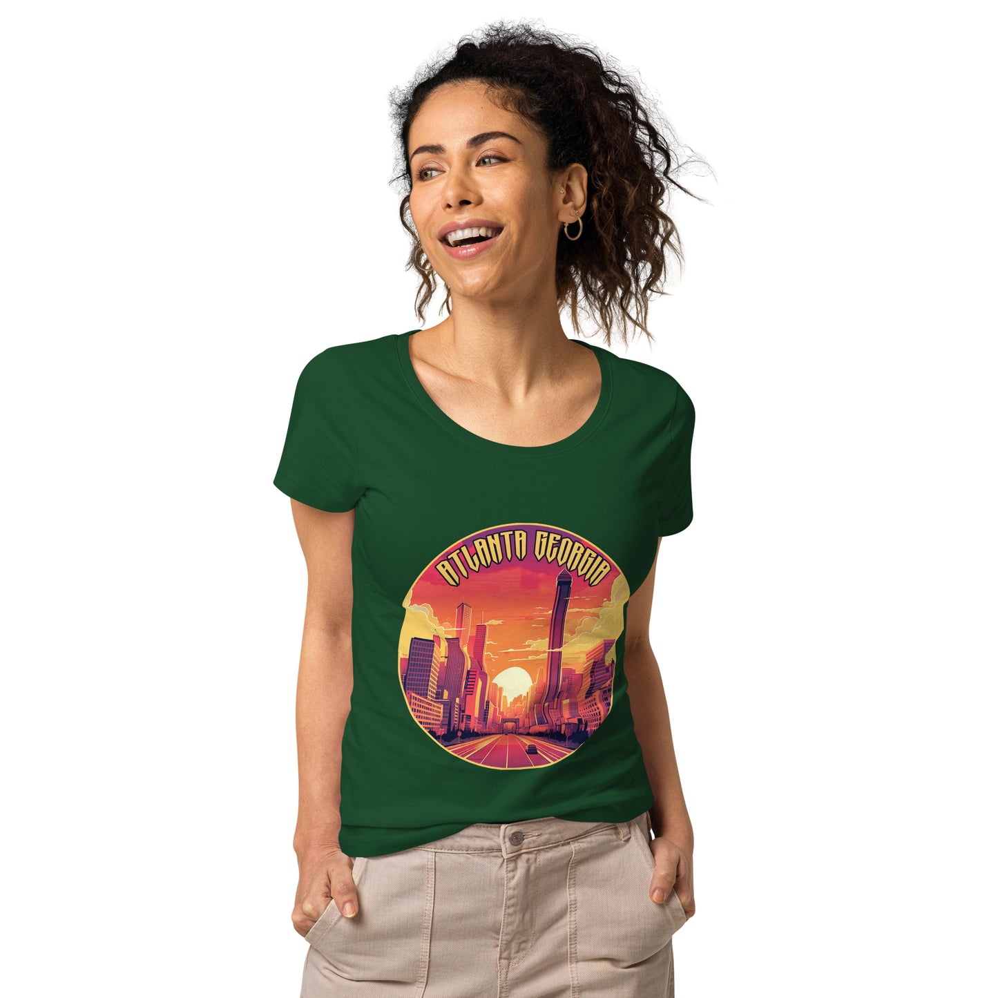 Atlanta Georgia Souvenir Women’s basic organic t-shirt