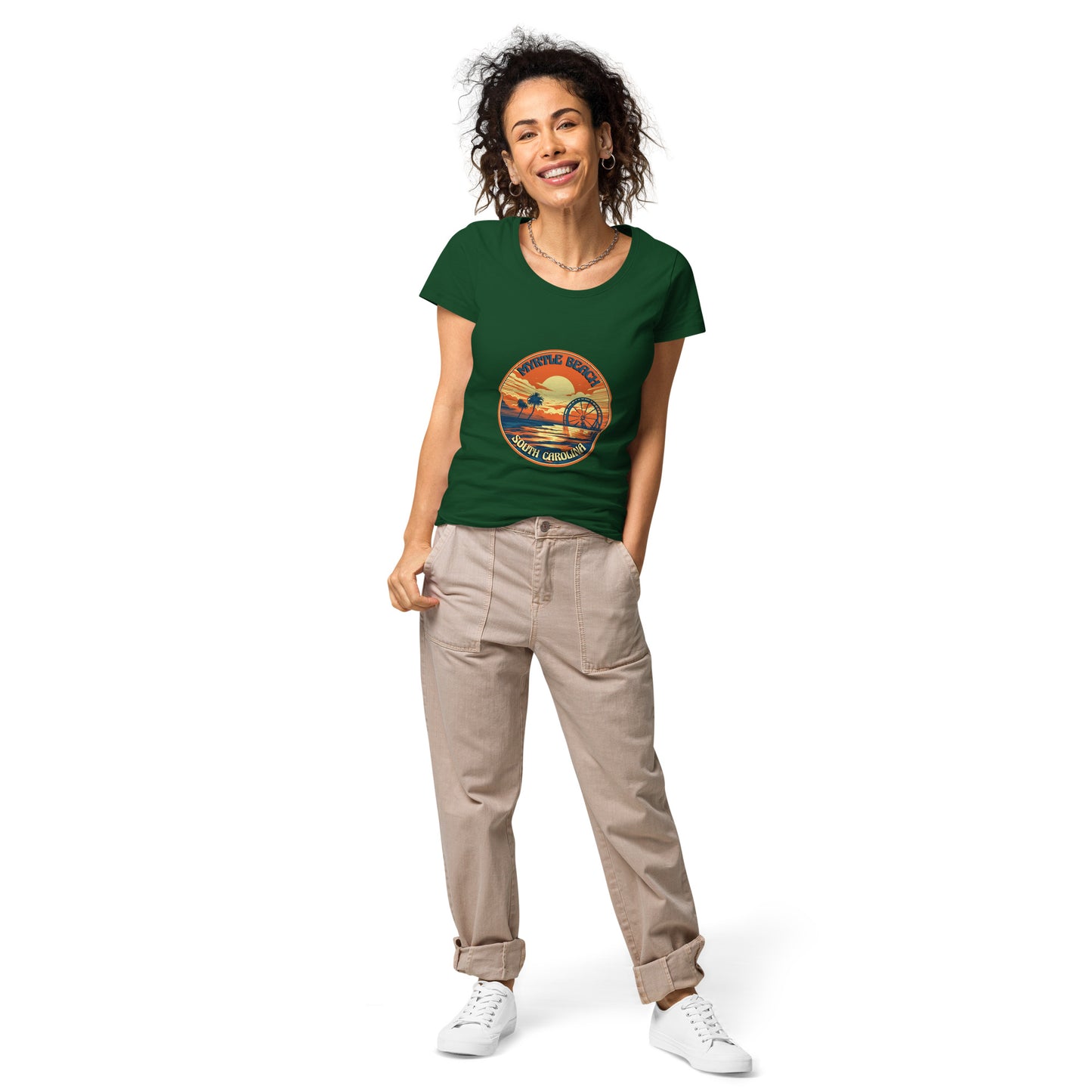 Myrtle Beach South Carolina Souvenir Women’s basic organic t-shirt