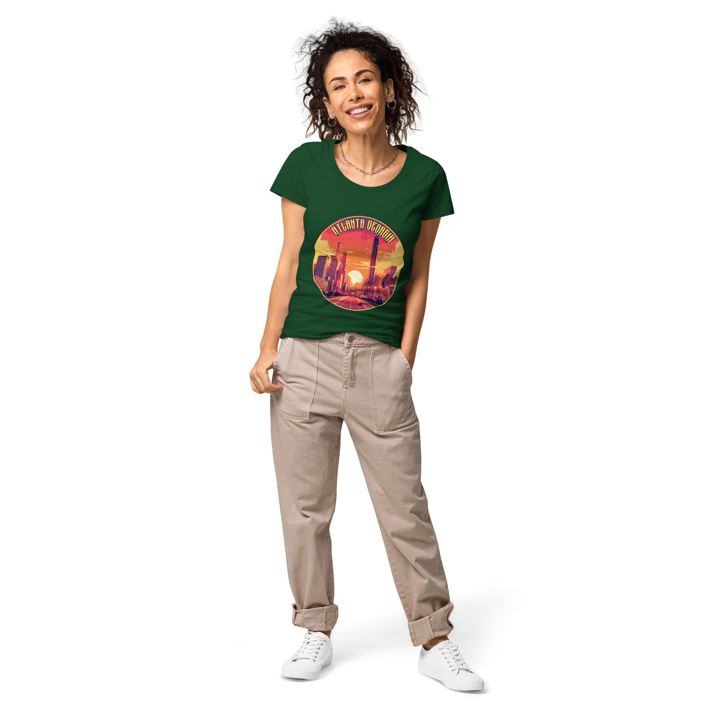 Atlanta Georgia Souvenir Women’s basic organic t-shirt