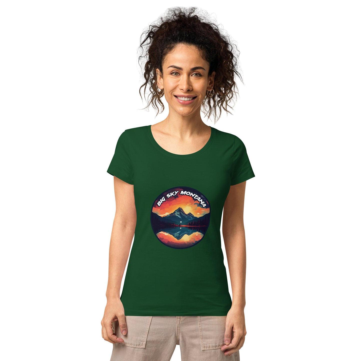 Big Sky Montana Souvenir Women’s basic organic t-shirt