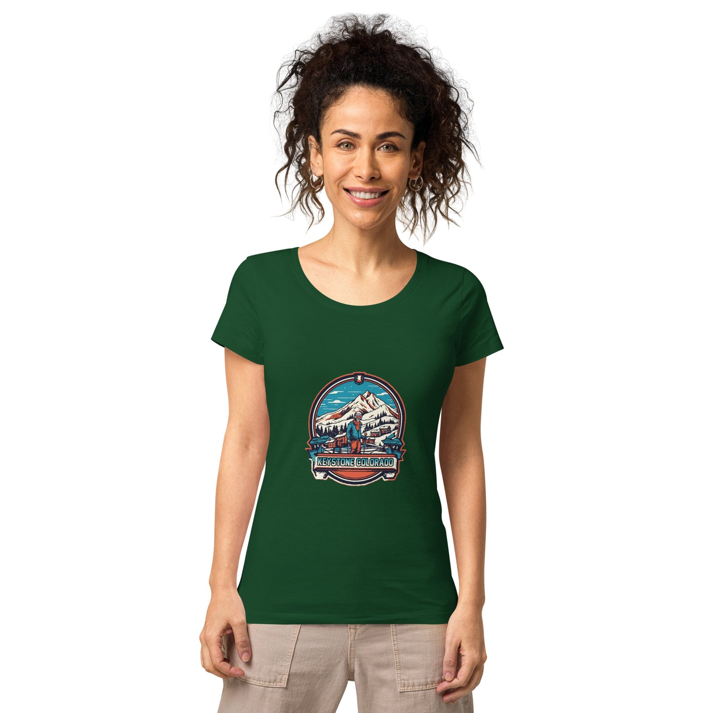 Keystone Colorado Souvenir Women’s basic organic t-shirt