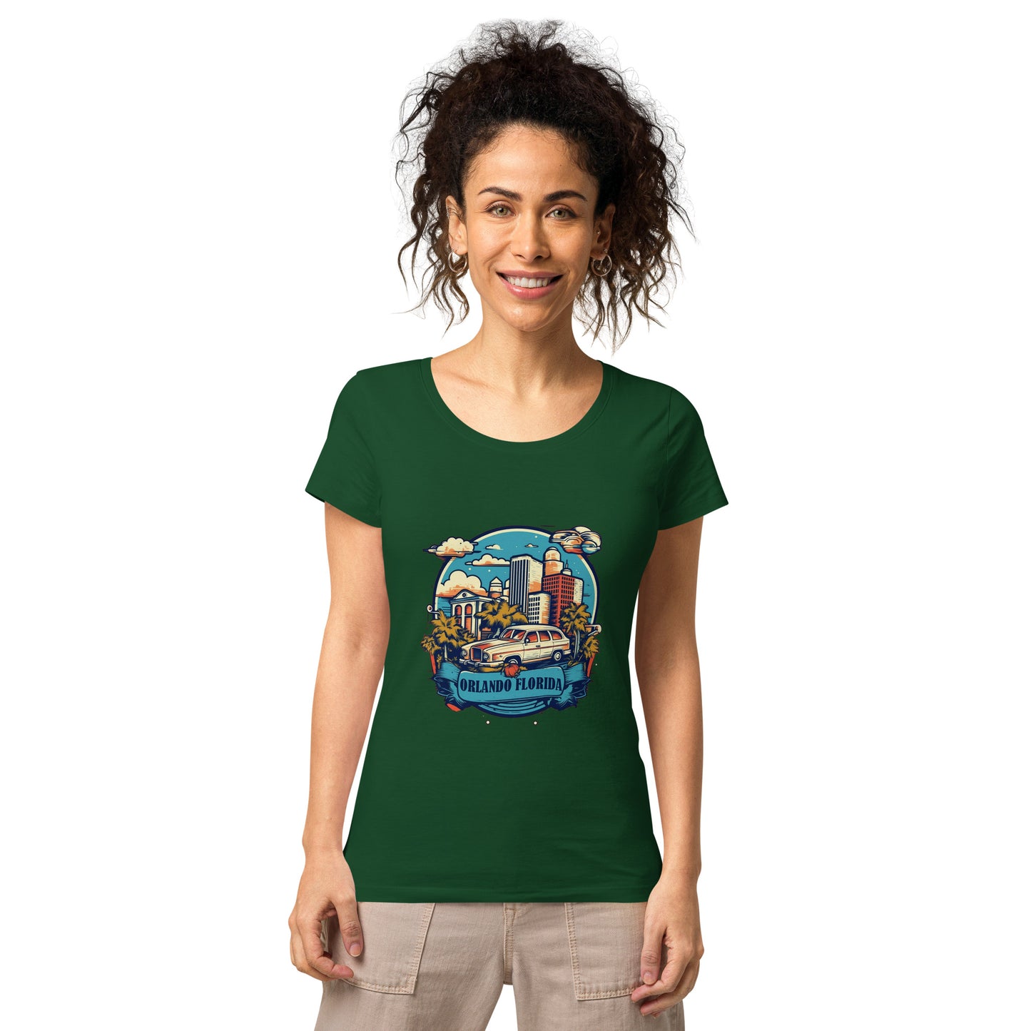 Orlando Florida Souvenir Women’s basic organic t-shirt