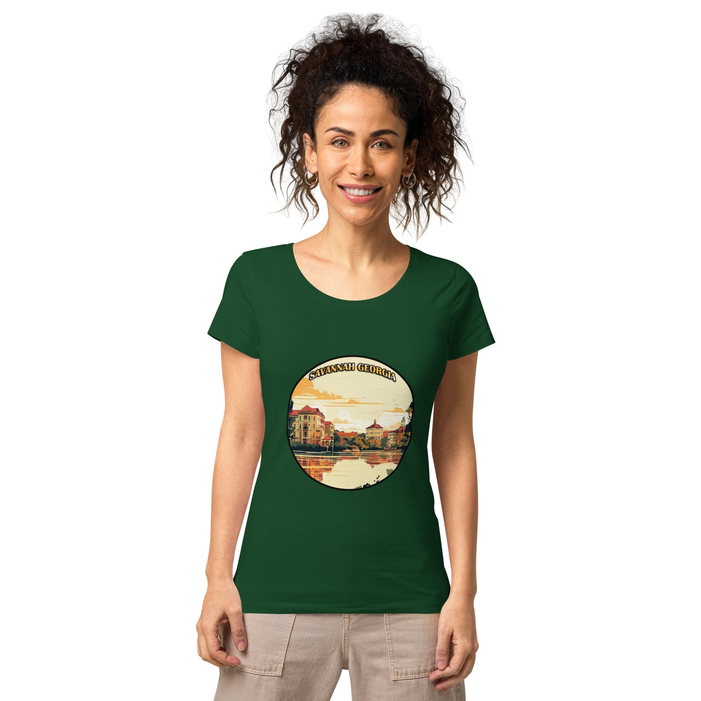 Savannah Georgia Souvenir Women’s basic organic t-shirt