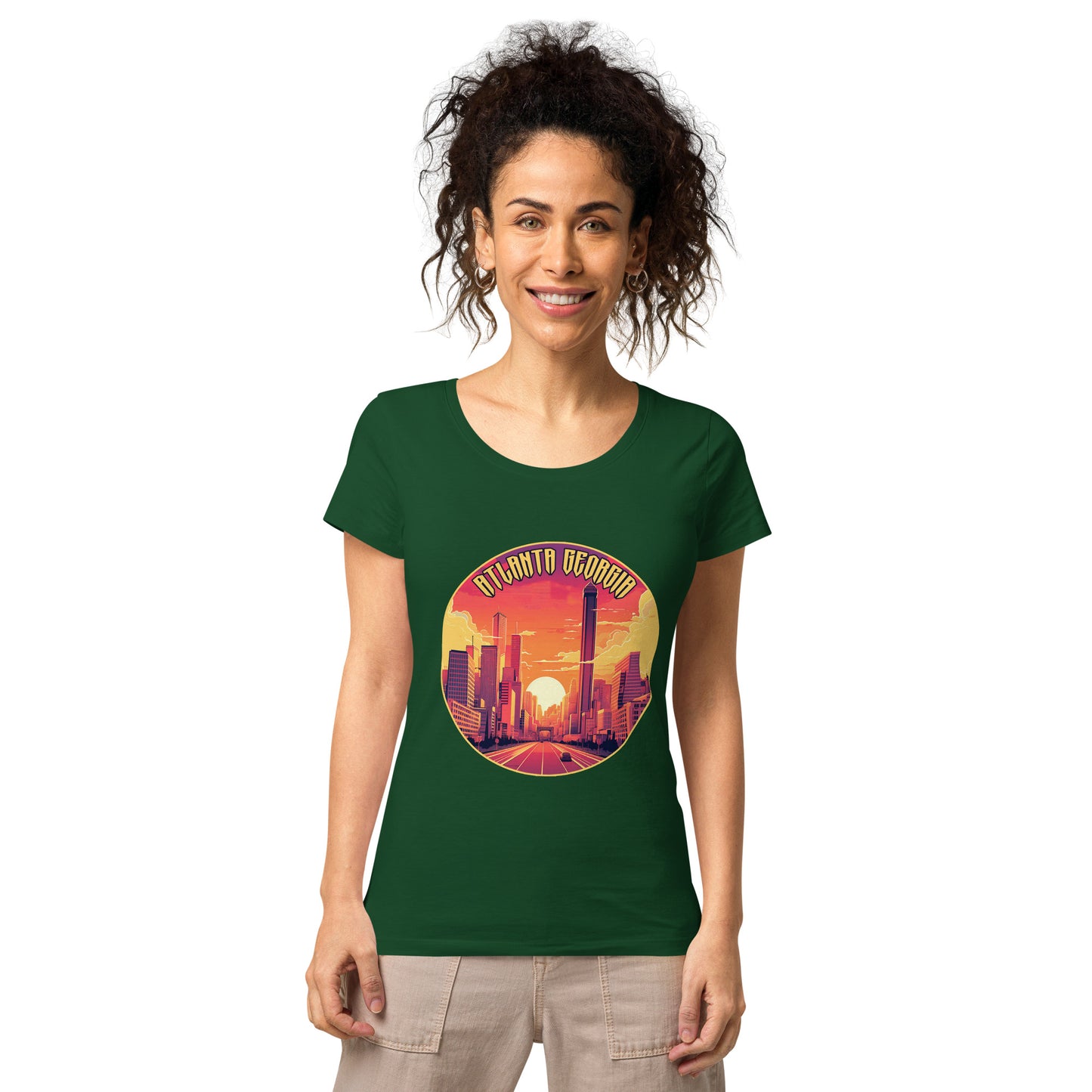 Atlanta Georgia Souvenir Women’s basic organic t-shirt