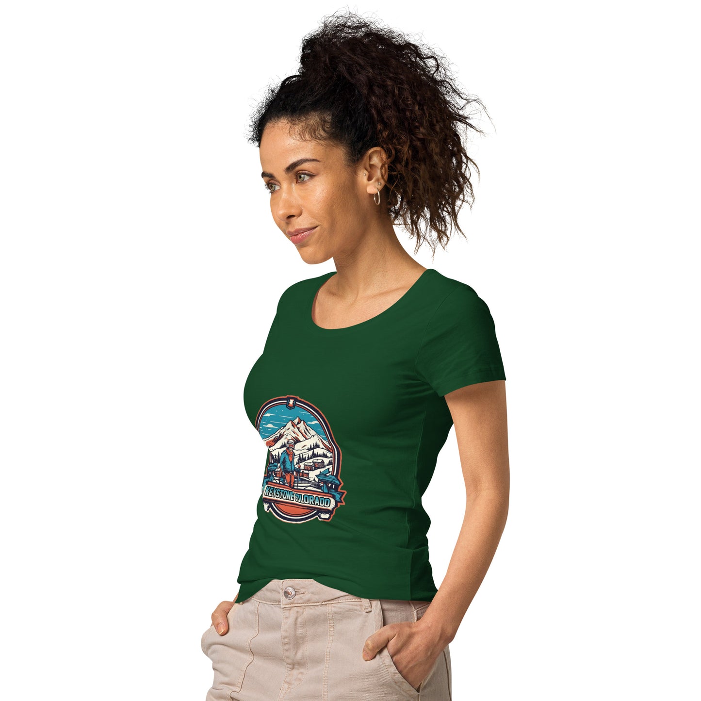 Keystone Colorado Souvenir Women’s basic organic t-shirt