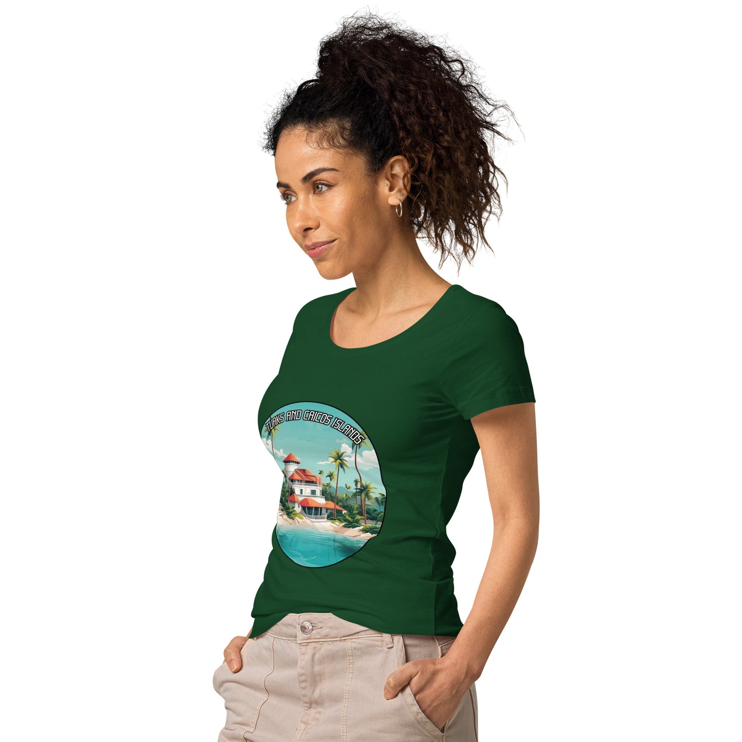 Turks and Caicos Islands Souvenir Women’s basic organic t-shirt