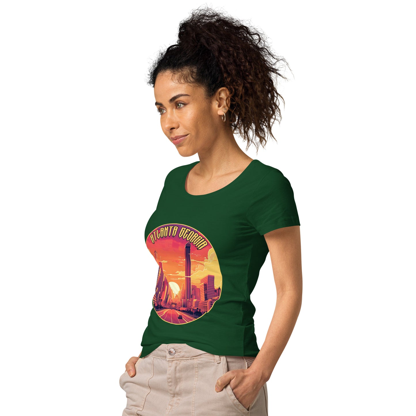 Atlanta Georgia Souvenir Women’s basic organic t-shirt