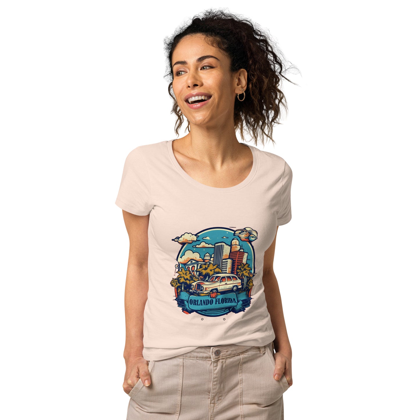 Orlando Florida Souvenir Women’s basic organic t-shirt