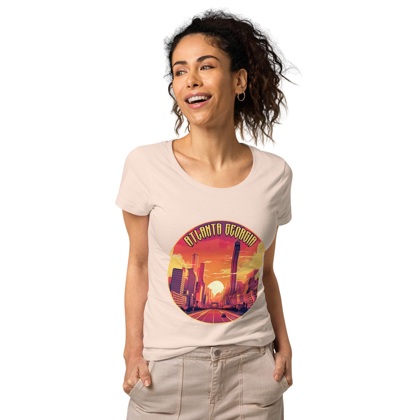 Atlanta Georgia Souvenir Women’s basic organic t-shirt