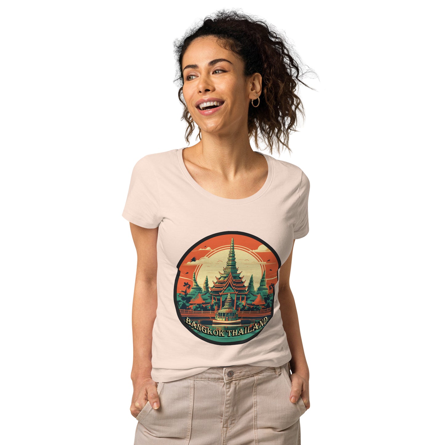 Bangkok Thailand Souvenir Women’s basic organic t-shirt