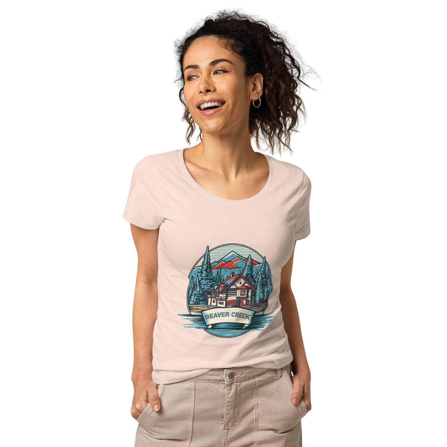 Beaver Creek Colorado Souvenir Women’s basic organic t-shirt