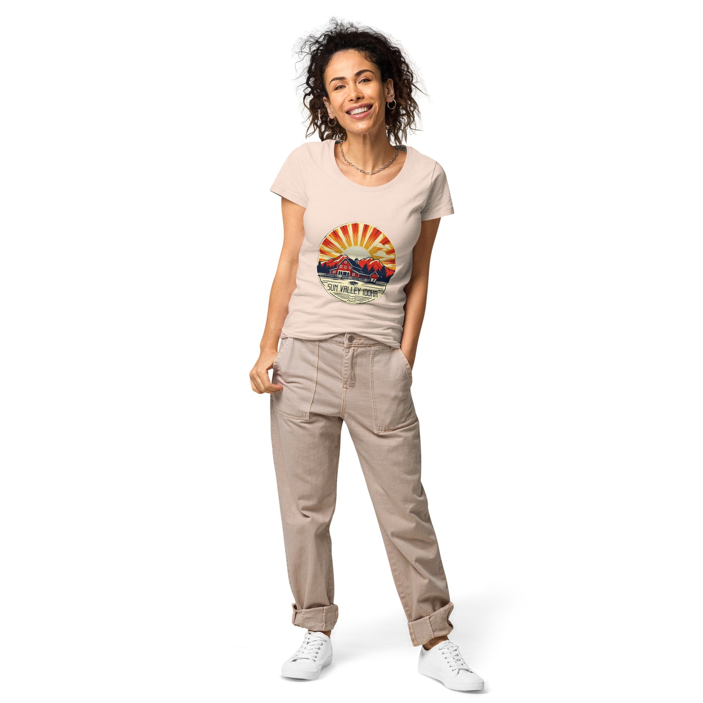 Sun Valley Idaho Souvenir Women’s basic organic t-shirt