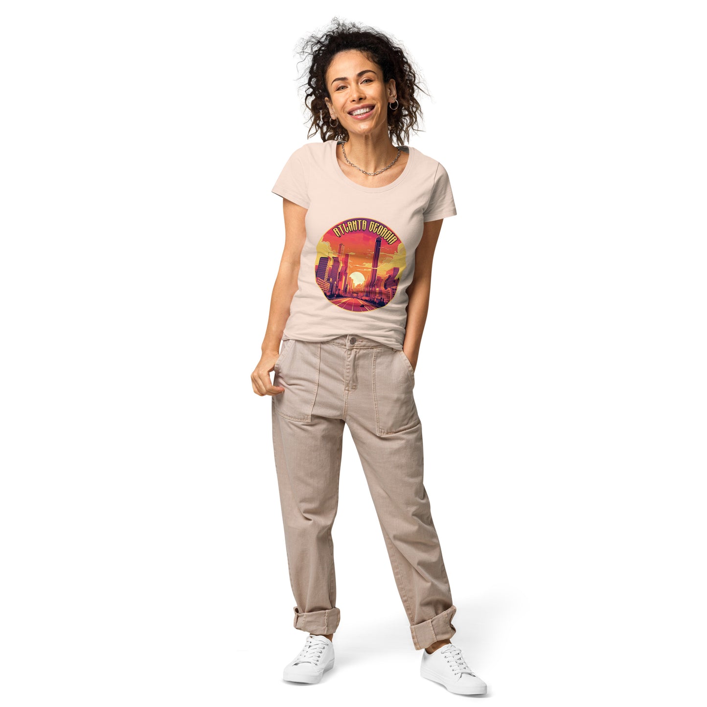 Atlanta Georgia Souvenir Women’s basic organic t-shirt