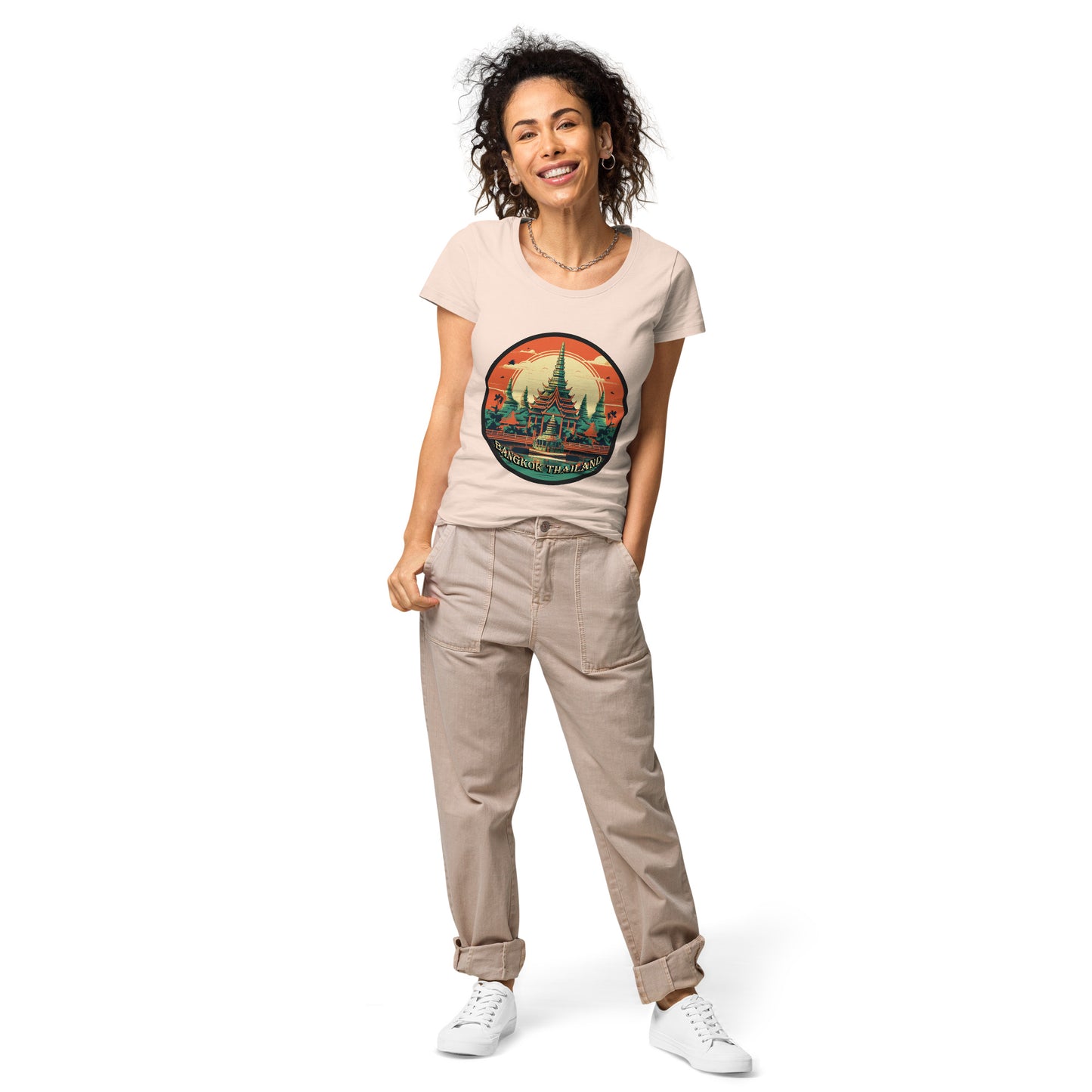 Bangkok Thailand Souvenir Women’s basic organic t-shirt