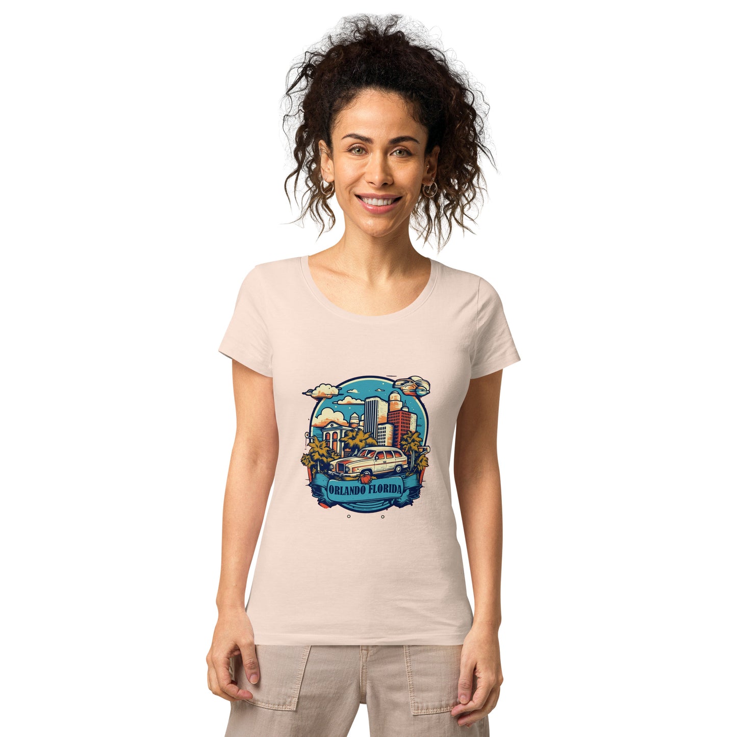 Orlando Florida Souvenir Women’s basic organic t-shirt