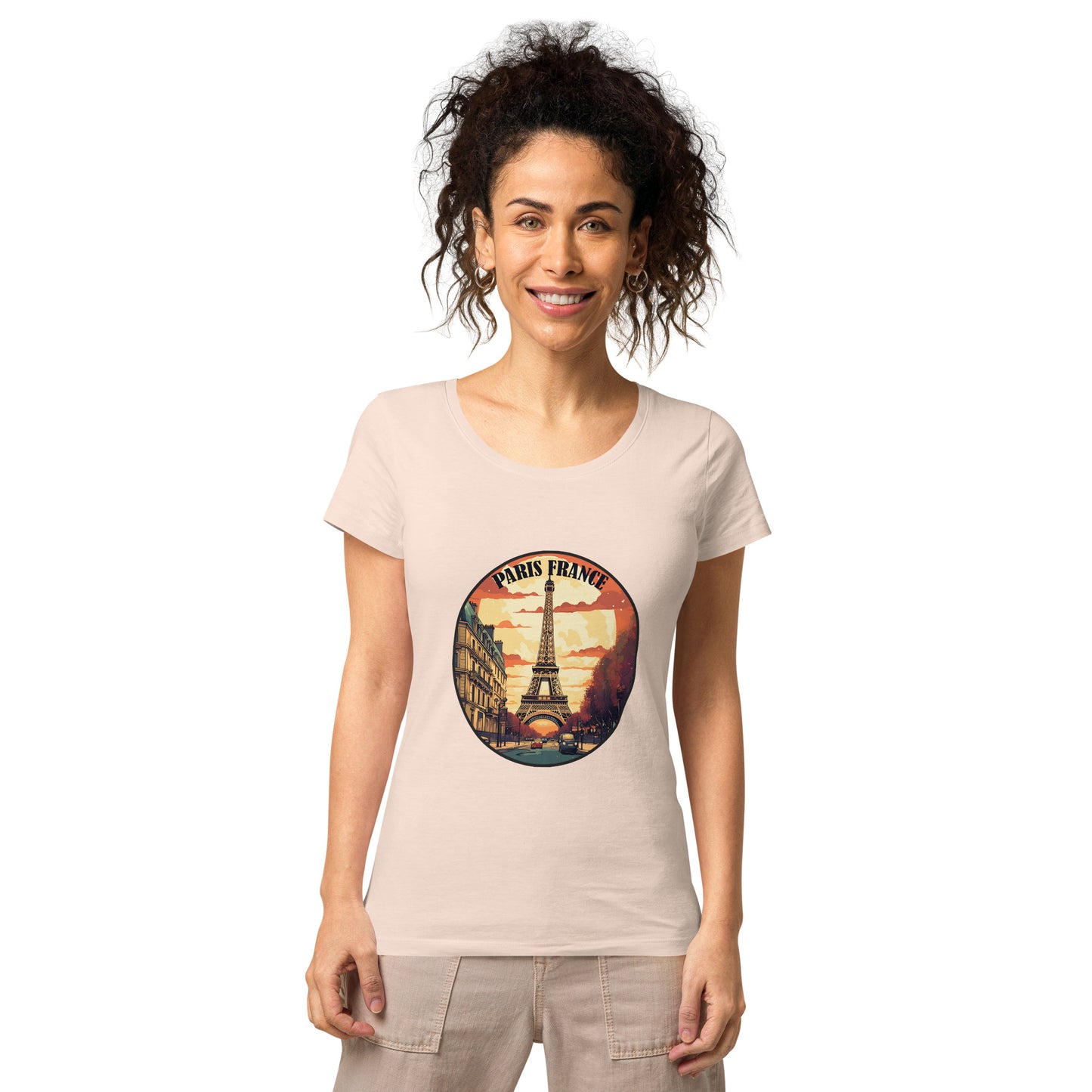 Paris France Souvenir Women’s basic organic t-shirt