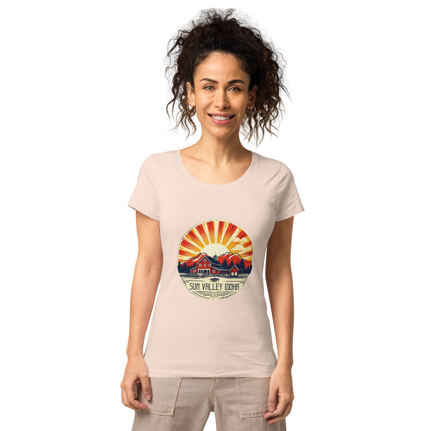 Sun Valley Idaho Souvenir Women’s basic organic t-shirt