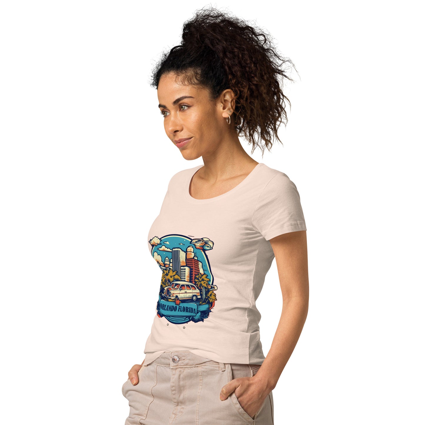 Orlando Florida Souvenir Women’s basic organic t-shirt