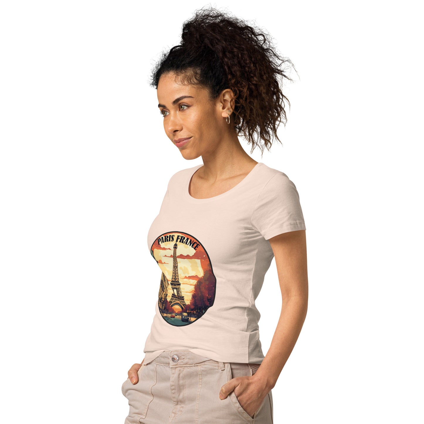 Paris France Souvenir Women’s basic organic t-shirt