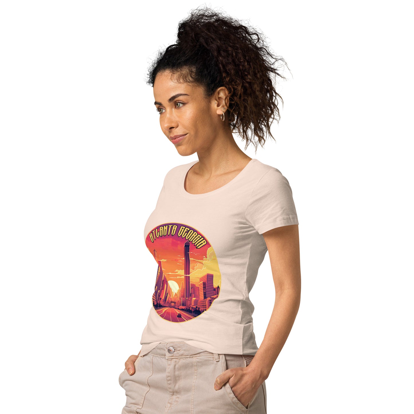 Atlanta Georgia Souvenir Women’s basic organic t-shirt